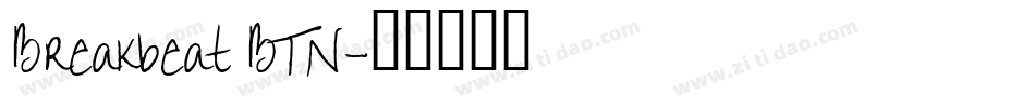 Breakbeat BTN字体转换